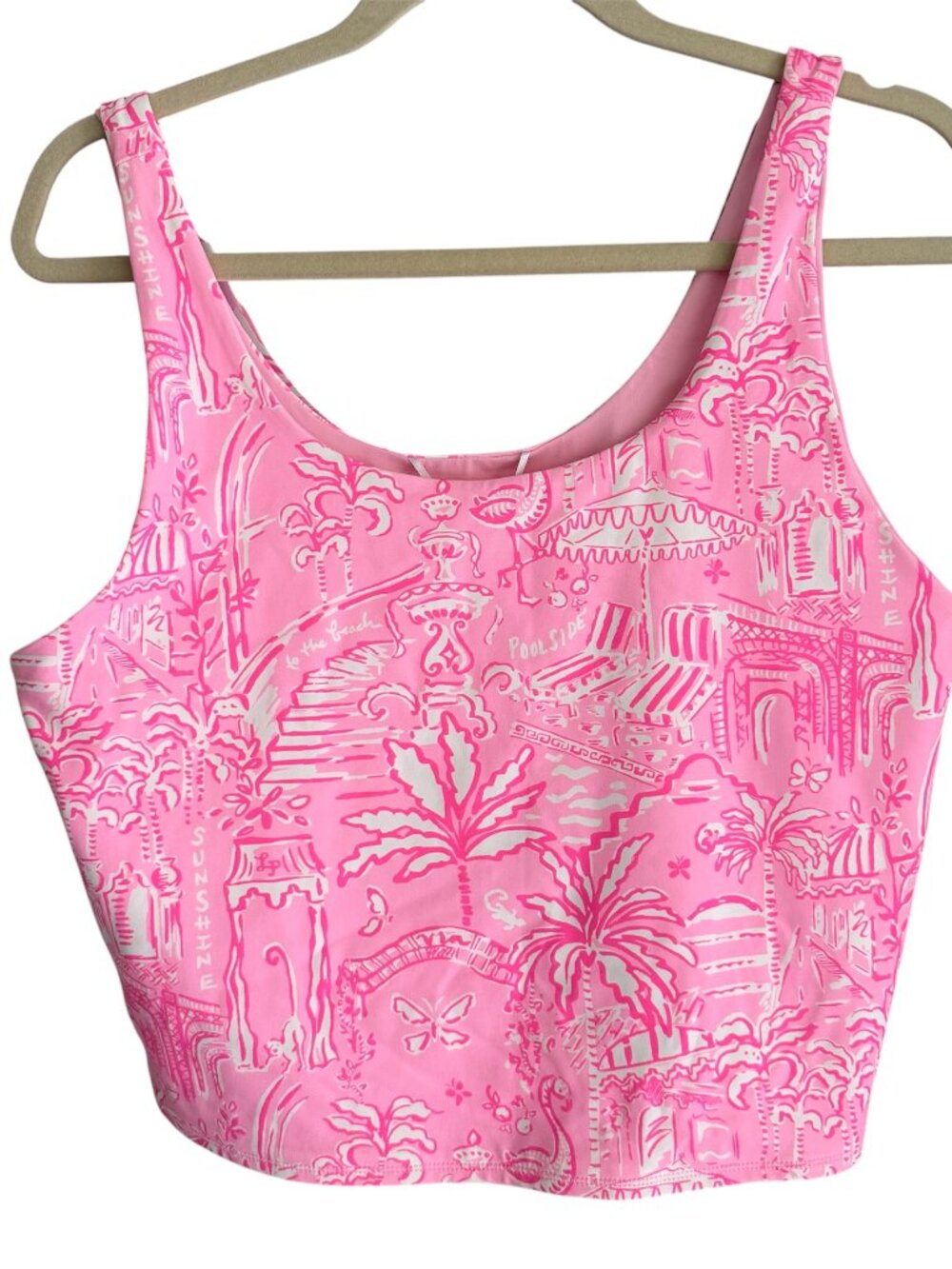 Lilly Pulitzer Reversible Tank Top Penny's Pink Tropical